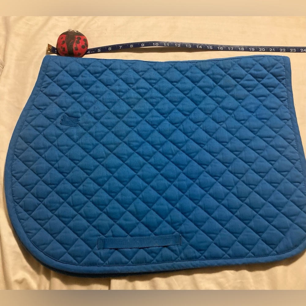 Blue Dover saddle pad